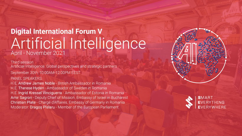 Conferința ,,Artificial Intelligence: Global perspectives and strategic partners” va avea loc pe 30 septembrie