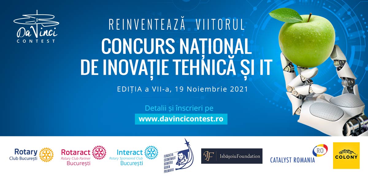 Concursul național de inovație tehnică și IT- DaVinci susține elevii ca viitori antreprenori