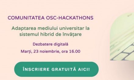 Întâlnirea OSC-Hackathons din luna noiembrie –  Adaptarea mediului universitar la sistemul hibrid de învățare