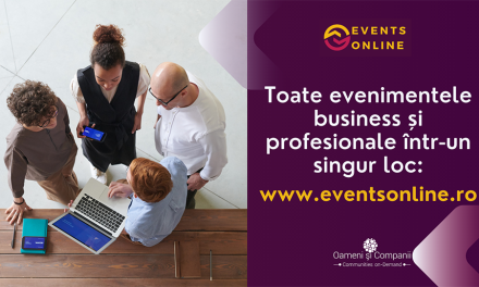 EventsOnline.to – Platforma evenimentelor business și profesionale