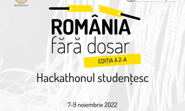 Au început înscrierile la ”Hackathonul studențesc: România fără dosar”