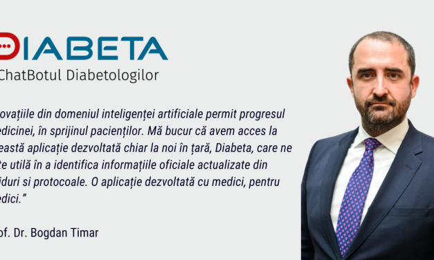 Prof. Dr. Bogdan Timar: Aplicația Diabeta este utilă în a identifica informațiile oficiale din ghiduri și protocoale